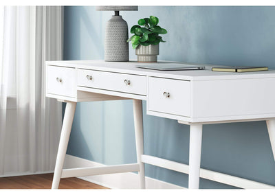 Thadamere White Home Office Desk (6615591125088)
