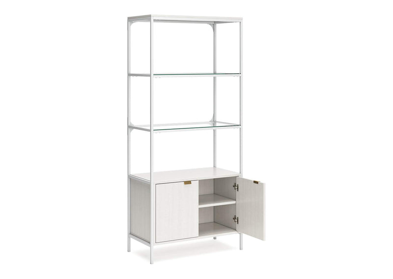 Deznee White Large Bookcase (6615631265888)