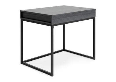 Yarlow Black/Gray Home Office Lift Top Desk (6615675437152)