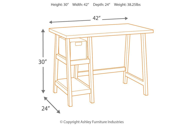 Mirimyn 42" Home Office Desk - Al Rugaib Furniture (1327727804512)