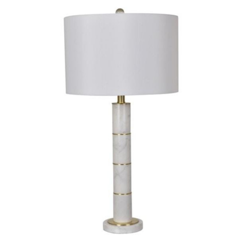 Marble Column Table Lamp (4462463877216)