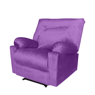 In House Recliner Rocking Chair With Controllable Back - Purple-906091-PU (6613406056544)