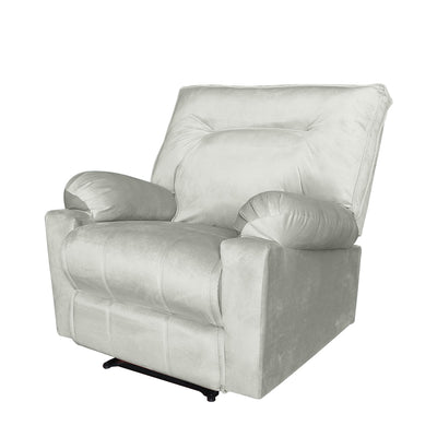 In House Recliner Rocking Chair With Controllable Back - Light Grey-906091-LG (6613406384224)
