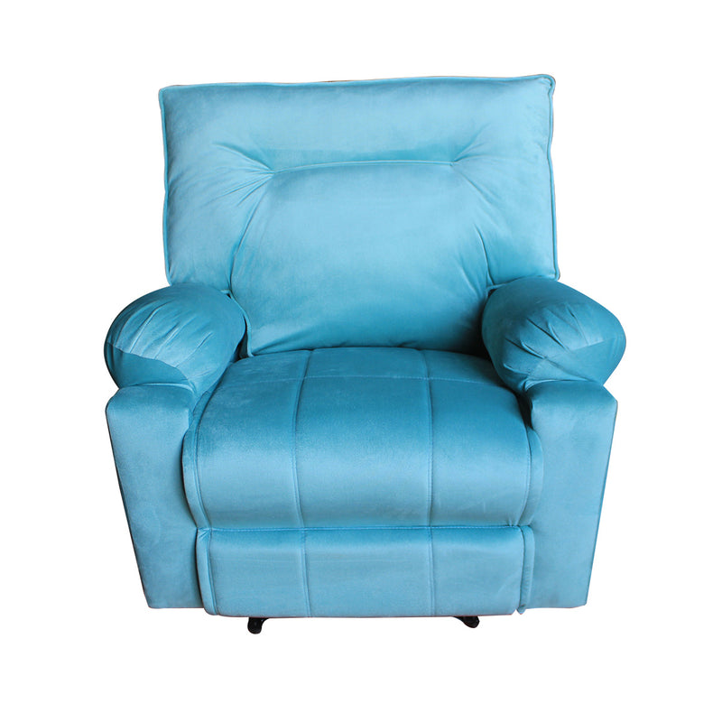 In House Recliner Rocking Chair With Controllable Back - Turquoise-906091-TU (6613406220384)
