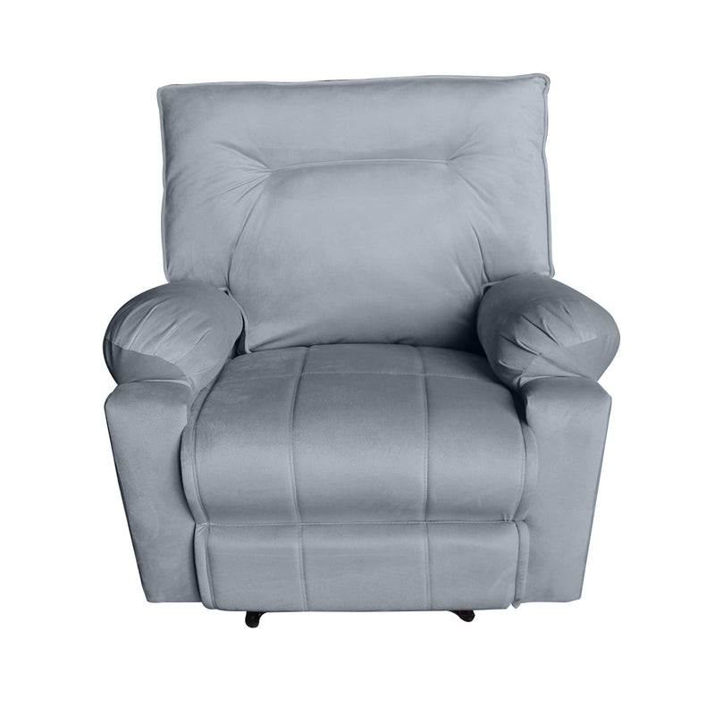 In House Classic Recliner Chair With Controllable Back - Silver Grey-906090-SB (6613405630560)