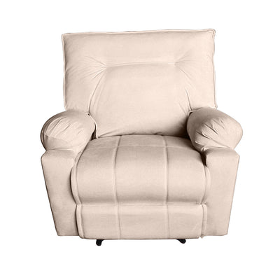 In House Recliner Rocking Chair With Controllable Back - Beige-906091-P (6613406351456)