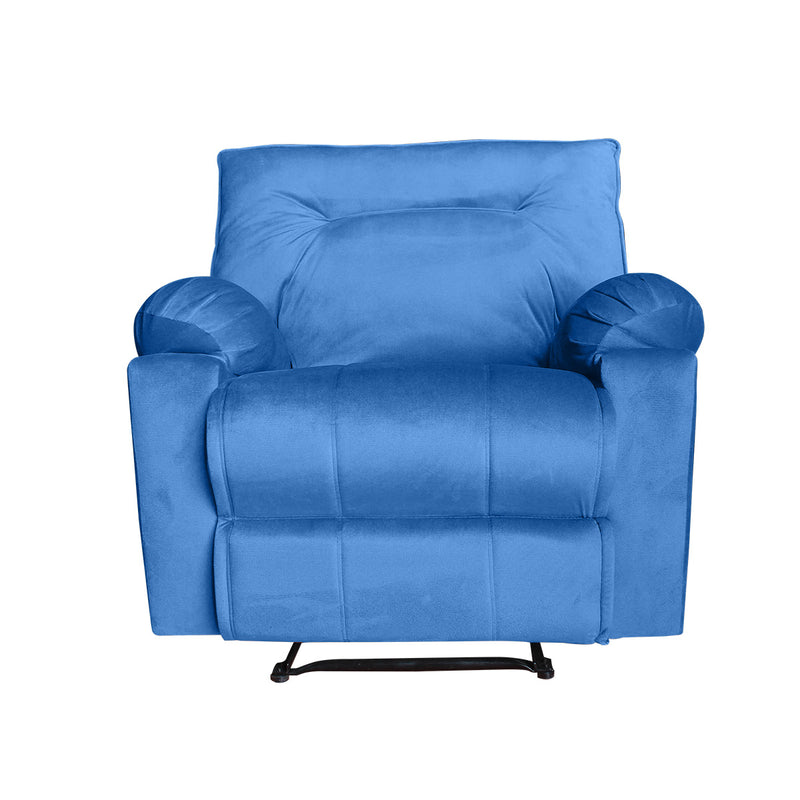 In House Recliner Rocking Chair With Controllable Back - Blue-906091-B (6613406089312)