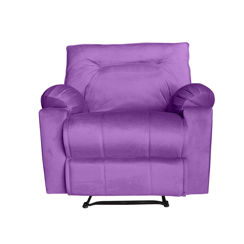 In House Classic Recliner Chair With Controllable Back - Purple-906090-PU (6613405597792)