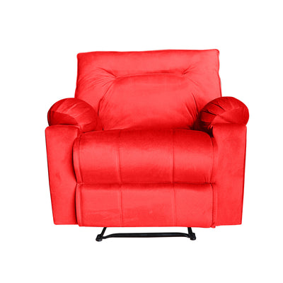In House Recliner Rocking Chair With Controllable Back - Red-906091-RE (6613406023776)