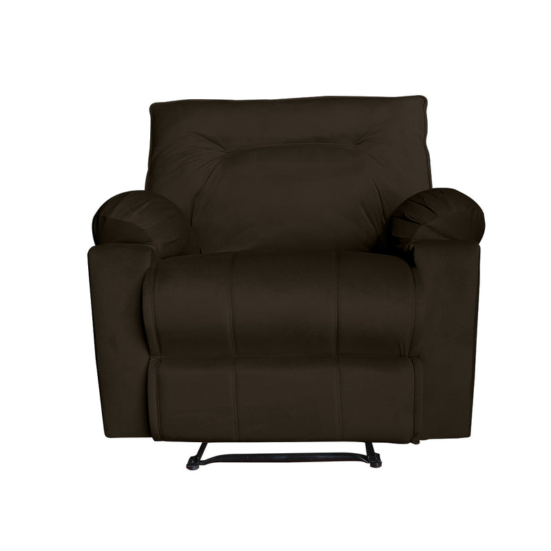 In House Classic Recliner Chair With Controllable Back - Dark Brown-906090-BR (6613405925472)