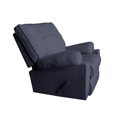 In House Recliner Rocking Chair With Controllable Back - Dark Grey-906091-DG (6613406154848)