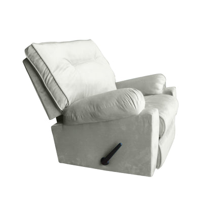 In House Classic Recliner Chair With Controllable Back - Light Grey-906090-LG (6613405892704)