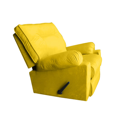 In House Classic Recliner Chair With Controllable Back - Yellow-906090-Y (6613405696096)