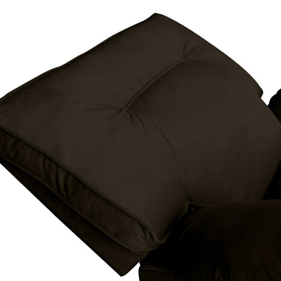 In House Classic Recliner Chair With Controllable Back - Dark Brown-906090-BR (6613405925472)