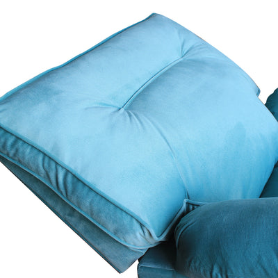 In House Classic Recliner Chair With Controllable Back - Turquoise-906090-TU (6613405663328)