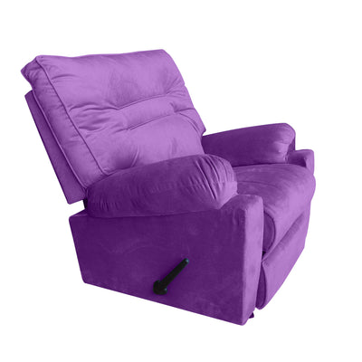 In House Recliner Rocking Chair With Controllable Back - Purple-906088-PU (6613407563872)