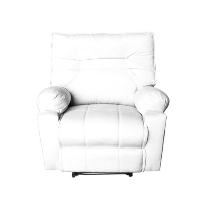 In House Classic Recliner Chair With Controllable Back - White-906087-W (6613407268960)