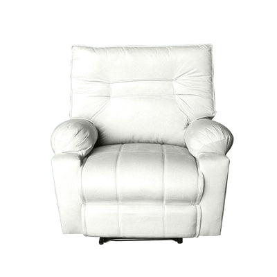 In House Rocking And Rotating Recliner Upholstered Chair with Controllable Back - Light Grey-906089-LG (6613408317536)