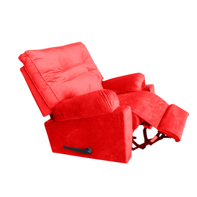 In House Recliner Rocking Chair With Controllable Back - Red-906088-RE (6613407498336)