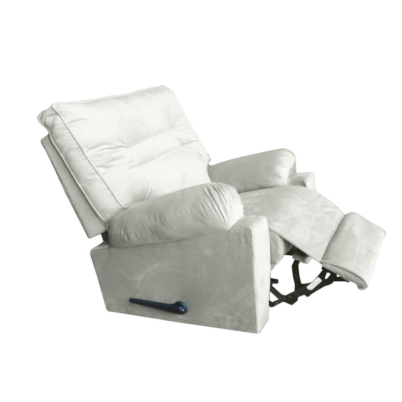In House Rocking And Rotating Recliner Upholstered Chair with Controllable Back - Light Grey-906089-LG (6613408317536)