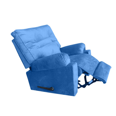 In House Classic Recliner Chair With Controllable Back - Blue-906087-B (6613407039584)