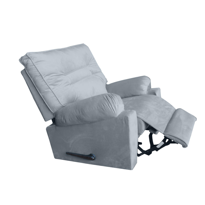 In House Recliner Rocking Chair With Controllable Back - Silver Grey-906088-SB (6613407596640)