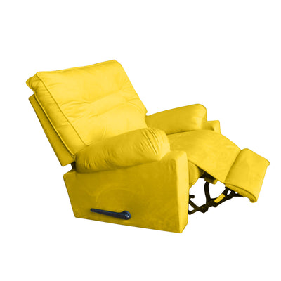 In House Recliner Rocking Chair With Controllable Back - Yellow-906088-Y (6613407662176)