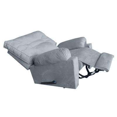 In House Classic Recliner Chair With Controllable Back - Silver Grey-906087-SB (6613407105120)