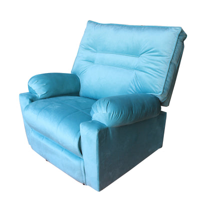 In House Recliner Rocking Chair With Controllable Back - Turquoise-906088-TU (6613407694944)