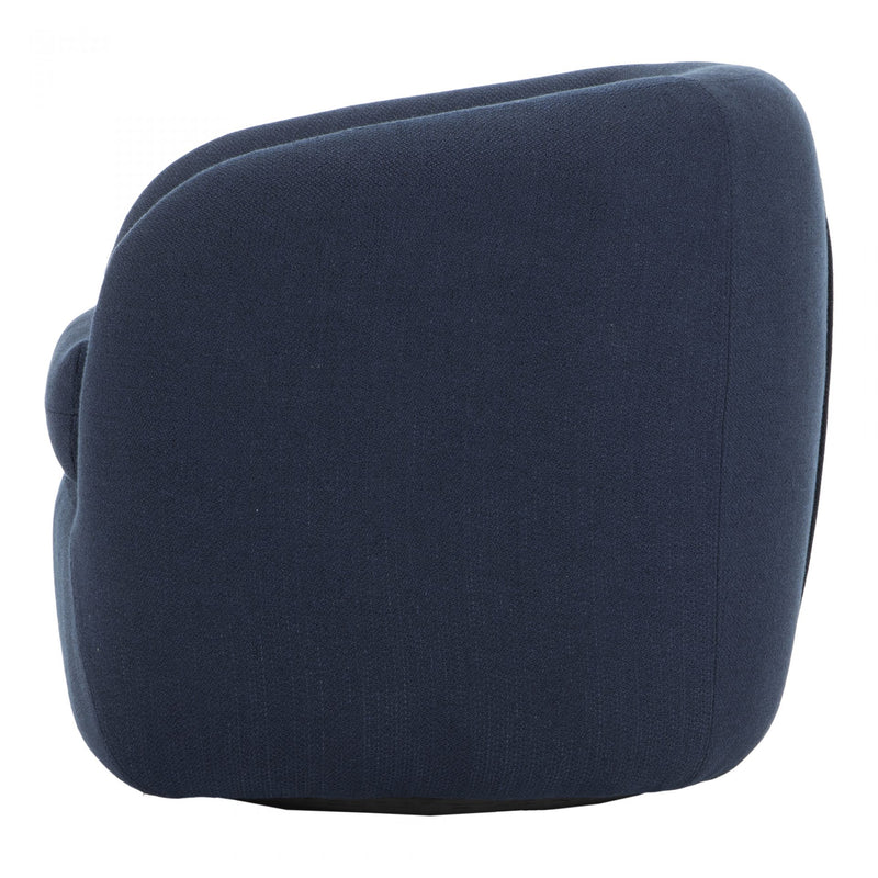 Maurice Swivel Chair Midnight Blue (6579360071776)