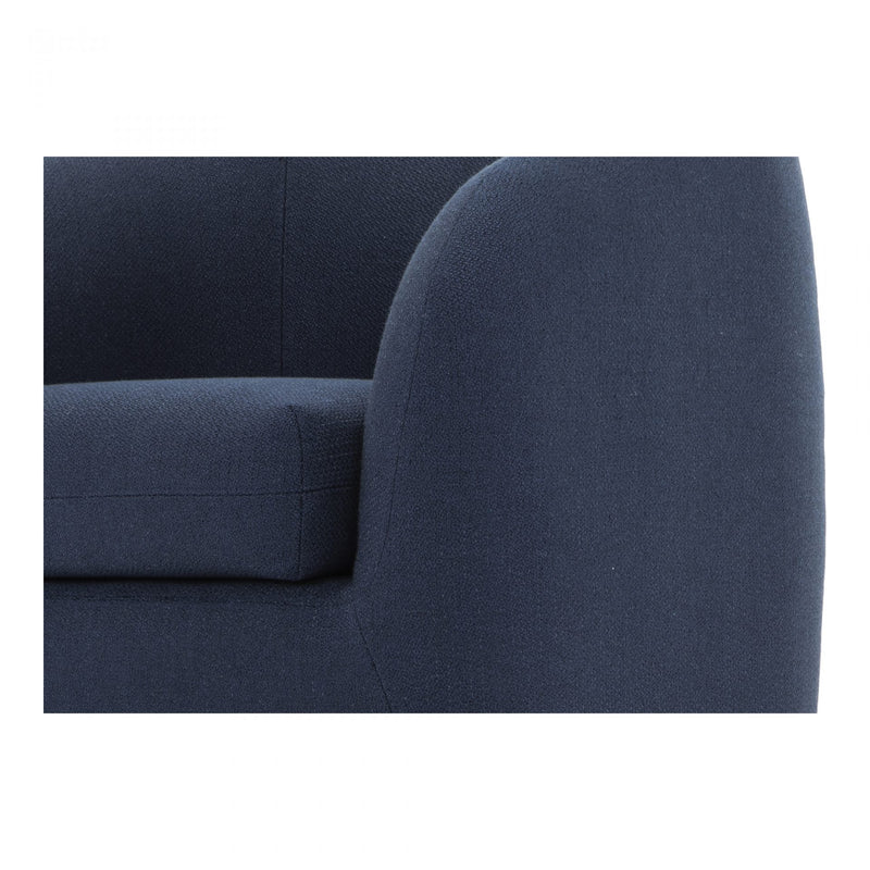 Maurice Swivel Chair Midnight Blue (6579360071776)