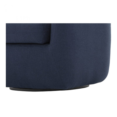 Maurice Swivel Chair Midnight Blue (6579360071776)