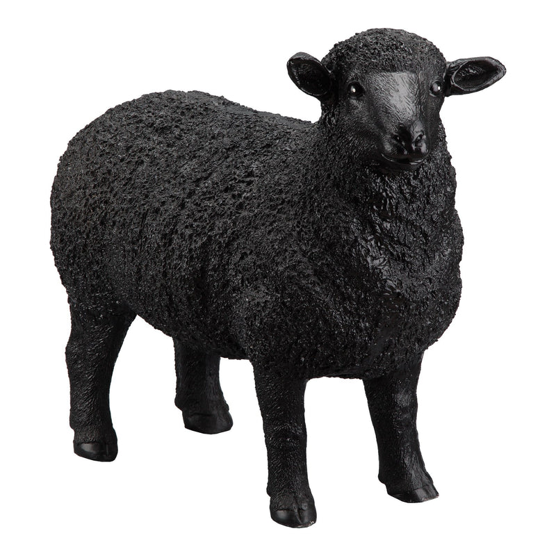 Dolly Sheep Statue Black - Al Rugaib Furniture (4583257440352)