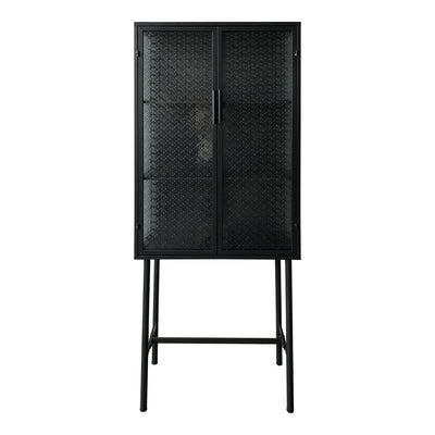 Zakk Metal Cabinet Black - Al Rugaib Furniture (4583304593504)