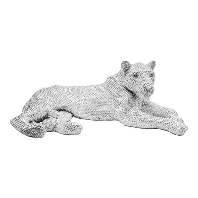 Panthera Statue Silver - Al Rugaib Furniture (4583150747744)