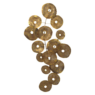 Small Circles Wall Decor Gold - Al Rugaib Furniture (4583240826976)