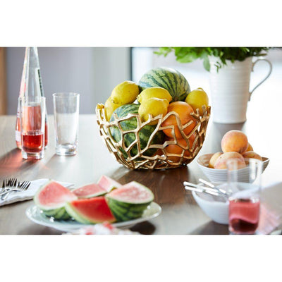 Nest Bowls Gold Set Of 2 - Al Rugaib Furniture (4583303446624)