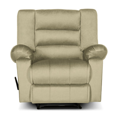 In House Classic Recliner Upholstered Chair with Controllable Back - White-905153-W (6613426569312)