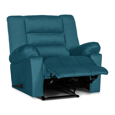 In House Classic Recliner Upholstered Chair with Controllable Back - Turquoise-905153-TU (6613426274400)