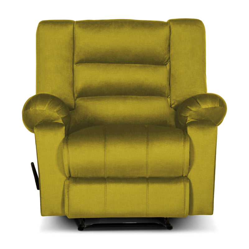 In House Rocking & Rotating Recliner Upholstered Chair with Controllable Back - Yellow-905155-Y (6613427322976)