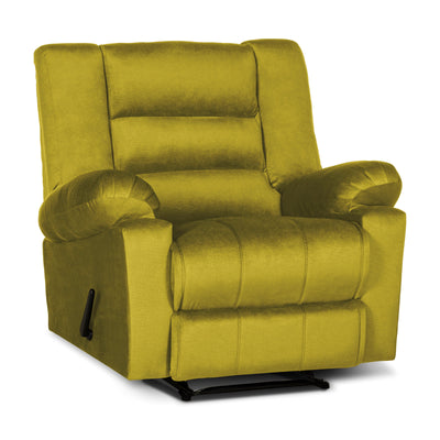 In House Classic Recliner Upholstered Chair with Controllable Back - Yellow-905153-Y (6613426438240)