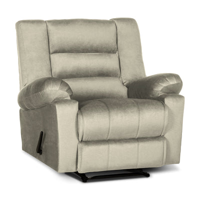 In House Rocking Recliner Upholstered Chair with Controllable Back - Pink-905154-PK (6613426995296)