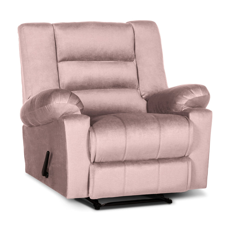 In House Classic Recliner Upholstered Chair with Controllable Back - Light Grey-905153-G (6613426372704)