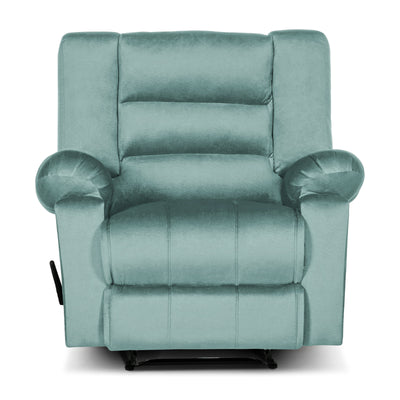 In House Rocking Recliner Upholstered Chair with Controllable Back - Teal-905154-TE (6613426765920)