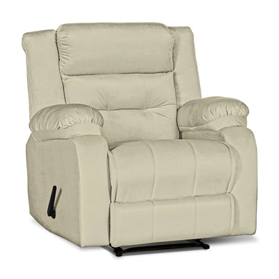 In House Classic Recliner Chair With Controllable Back - Beige -906069-P (6613408809056)