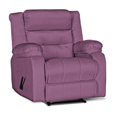 In House Recliner Rocking Chair With Controllable Back  - Purple -906070-PU (6613409038432)