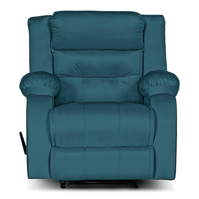 In House Recliner Rocking Chair With Controllable Back  - Teal -906070-TE (6613409267808)