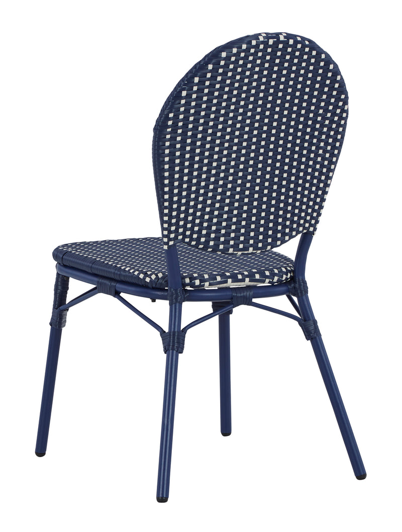Odyssey Blue Outdoor Table and Chairs (Set of 3) (6622997839968)