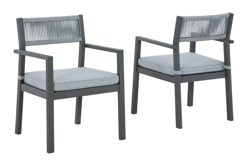 Eden Town Arm Chair with Cushion (Set of 2) (6622996234336)