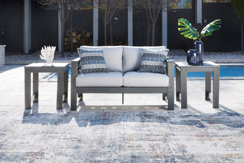Amora Outdoor Loveseat with Cushion (6622995415136)